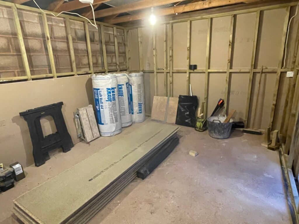 Mid conversion into a bar day room Exeter