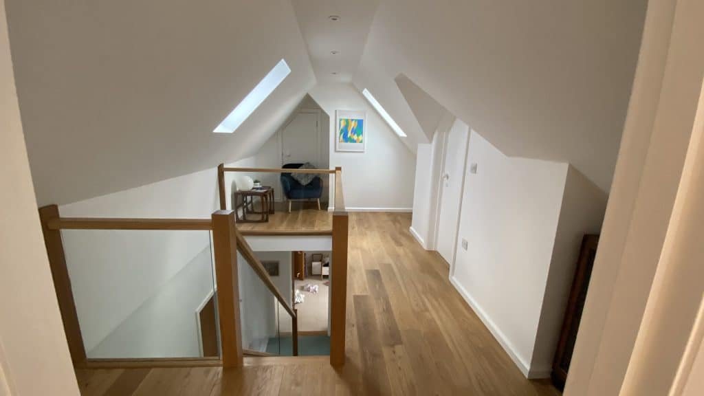 loft conversion in Exeter with Juliet balcony